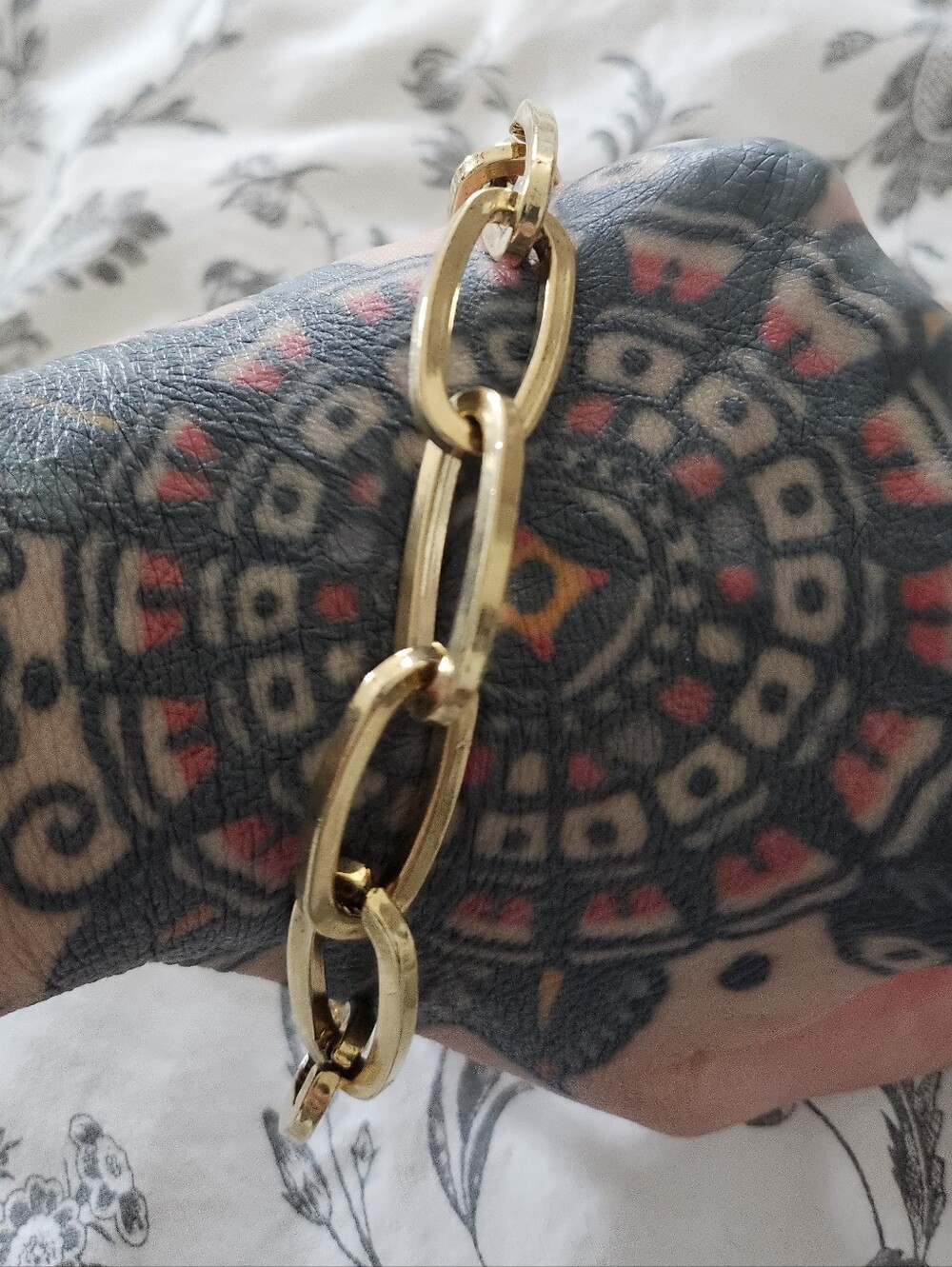 Gold-Tone Link Chain Bracelet